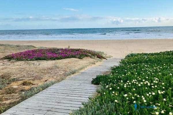 playa sin viento punta umbría