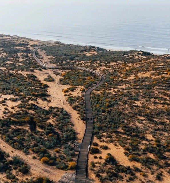 Cuesta Maneli Playa desde arriba (vista drone)