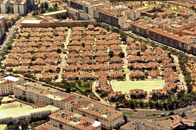 Vista aérea del barrio y su entorno