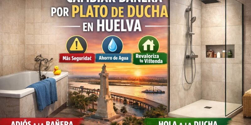 cambiar bañera por ducha en Huelva